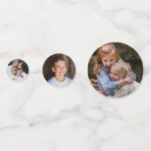 Confettis Photos personnalisées uniques (Derrière)