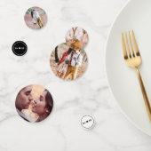 Confettis Photos romantiques - Coeur et monogramme (Groupe)