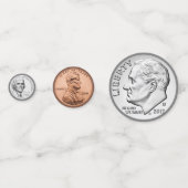 Confettis Pièces américaines (Devant)