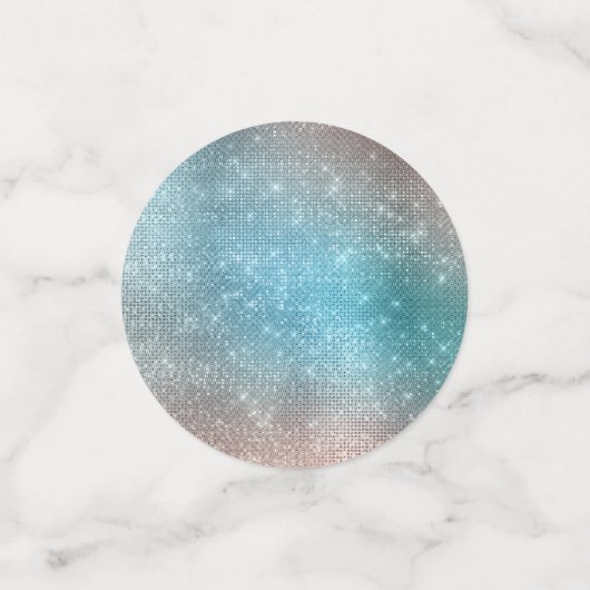 Confettis Pince brillante Pnk Aqua Glitz (Petit recto)