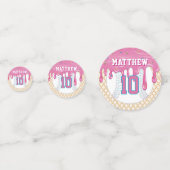 Confettis Pink & Blue Baseball Drip (Derrière)