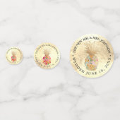 CONFETTIS PIXDEZINES FAUX FOIL+ALOHA PINEAPPLES (Derrière)