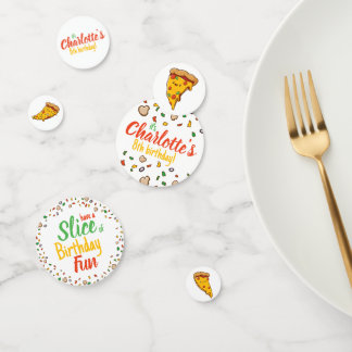 Confettis Pizza, Slice of Birthday fun, kawaii