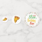 Confettis Pizza, Slice of Birthday fun, kawaii (Derrière)