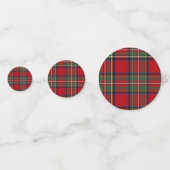 Confettis Plaid Tartan Clan Stewart Plaid Mariage Réception (Derrière)