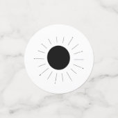 Confettis Planche Spirite Céleste Noire et Blanche Halloween (Petit recto)