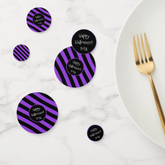 Confettis Plaques de papier Halloween Lines