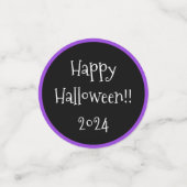 Confettis Plaques de papier Halloween Lines (Petit recto)