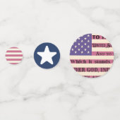 Confettis Pledge of Allegiance Flag (Devant)