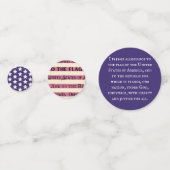 Confettis Pledge of Allegiance Flag (Derrière)