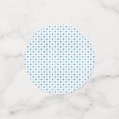 Confettis Pois Bébé Bleu (Petit recto)