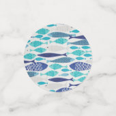 Confettis Poisson bleu (Petit recto)