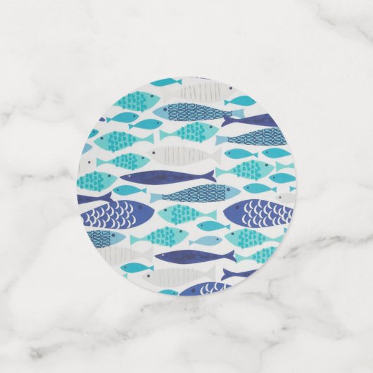 Confettis Poisson bleu (Petit recto)