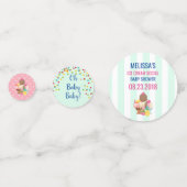 Confettis Poncs de crème glacée avec arrosages (Devant)