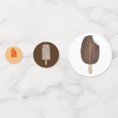 Confettis Pop de crème glacée Bars Popsicle Creamsicle Pique (Devant)