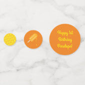 Confettis Popsicle mignonne Été 1er Anniversaire Thème de fê (Derrière)