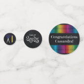 Confettis Portrait du tableau de bord de l'enseignement (Devant)