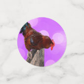 Confettis Poulets Et Coqs, (Petit recto)