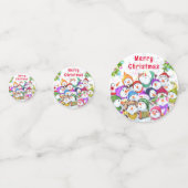 Confettis pour fête de Noël (Devant)