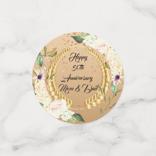 Confettis pour le 50e anniversaire (Petit recto)