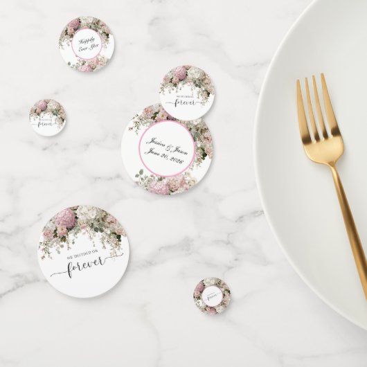 Confettis pour table de mariage (Groupe)