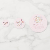 Confettis pour table de thé à la française (Devant)