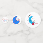 Confettis pour table demi-lune (Devant)