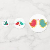 Confettis pour table d'oiseaux (Devant)