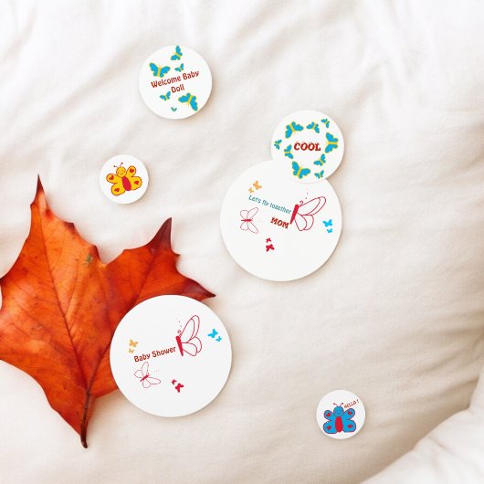 Confettis pour table papillon