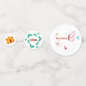 Confettis pour table papillon (Derrière)