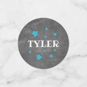 Confettis Premier anniversaire Photographie fête d'anniversa (Petit recto)