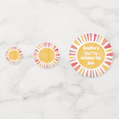 Confettis Premier Voyage Autour Du Ballon Soleil Pour Fille (Devant)