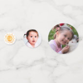 Confettis Premier voyage autour du soleil 1er anniversaire P (Derrière)