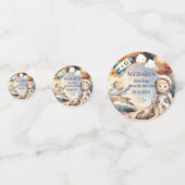 Confettis Premier voyage autour du Soleil Espace 1er anniver (Derrière)