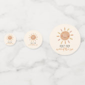 Confettis Premier Voyage Autour Du Soleil Premier Anniversai (Derrière)