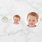 Confettis Première Communion Verdure Faux Gold Marble Photo (Devant)