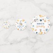 Confettis Première fête d'anniversaire de l'astronaute (Devant)