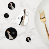 Confettis Présentation du Mariage d'invitation que vous pouv (Groupe)