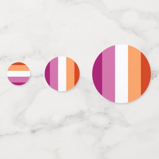 Confettis Pride lesbienne (Derrière)