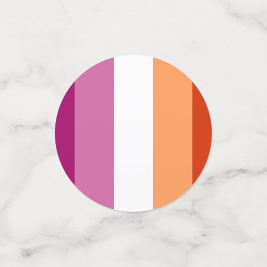 Confettis Pride lesbienne (Petit recto)