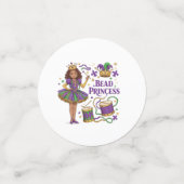 Confettis Princesse de Perles - Mardi Gras (Petit recto)