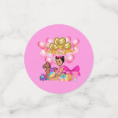 Confettis Princesse en rose (Petit recto)