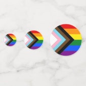 Confettis Progress Rainbow Flag Confetti, fête, LGBTQ (Derrière)