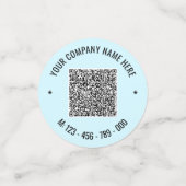 Confettis QR Code Info Colorful Société promotionnelle Confe (Petit recto)