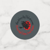 Confettis Quand Les Sorcières Vont À L'Équitation Près D'Hal (Petit recto)