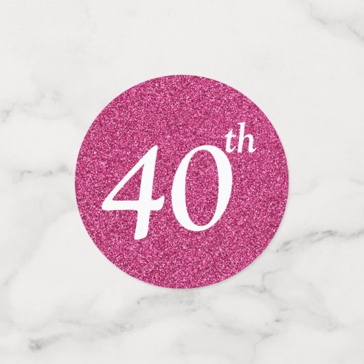 Confettis quarante et fabuleux (Petit recto)