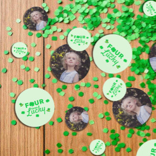 Confettis Quatre fois Lucky 4e anniversaire