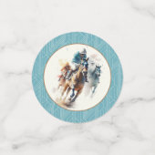 Confettis Racehores et Jockeys Derby (Petit recto)