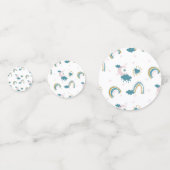 Confettis Rainbow Baby Pastel Motif - Grossiste (Derrière)