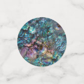 Confettis Rainbow Iridescone Abalone Sea Shell Beach Party (Petit recto)